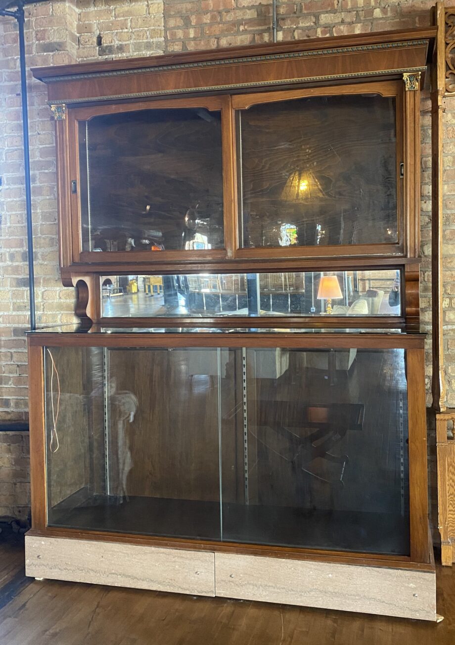 Large Glass and Mirrored Display Case From MSI Walgreens Display