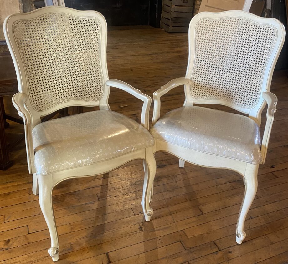 All Cream Cane Back Dining Chair