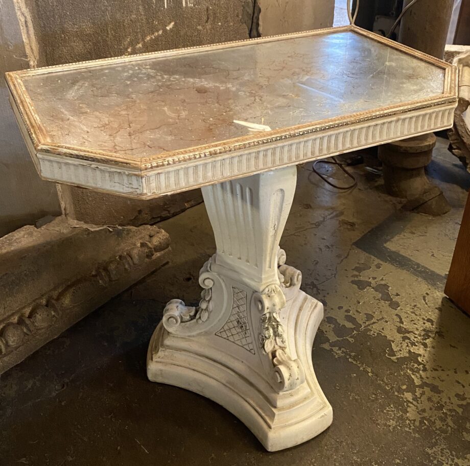 Small Corner Mirror Top Table