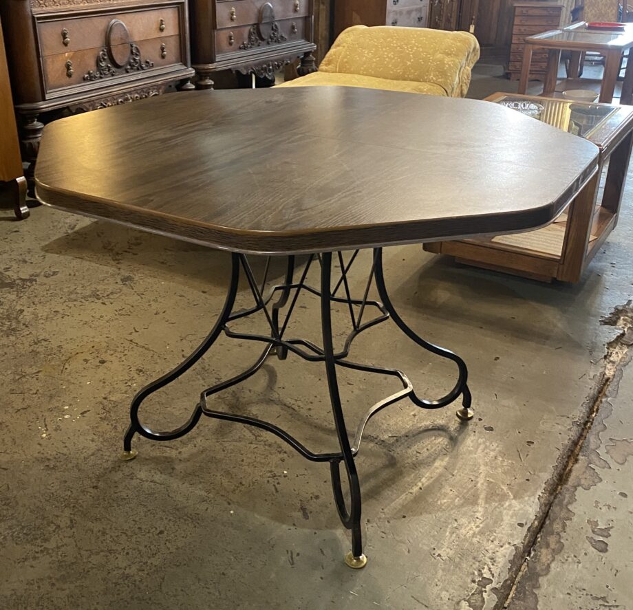 Iron Base and Laminate Top Card Table