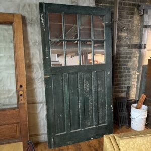 Green Oversized Door w/ Mirrors