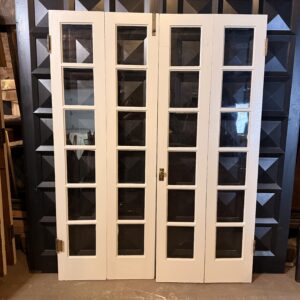 12 Pane Bifold French Door Set
