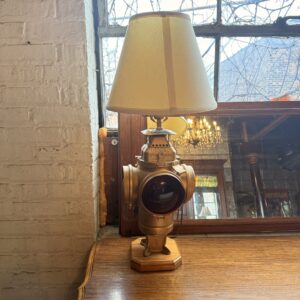 Antique Railroad Switch Table Lamp