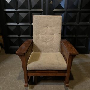 Vintage Oak Mission Style Rocking Chair
