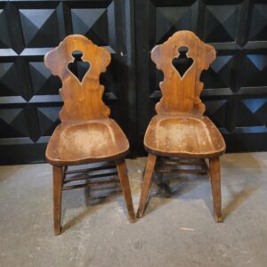 Antique Wooden Pub Chair