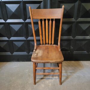 Antique Oak Slatback Chair