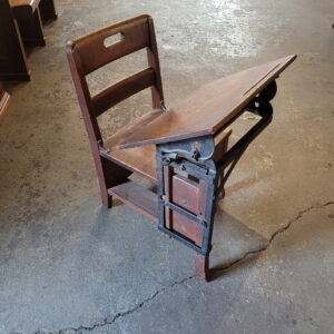 Antique Wooden Childrens Desk