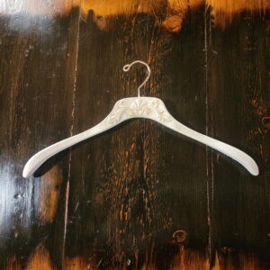 Carved Oak Wedding Hanger