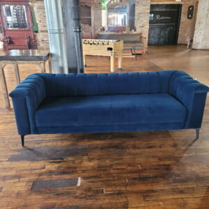 Blue Velvet Sofa
