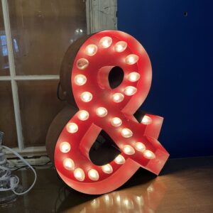 Ampersand Channel Light