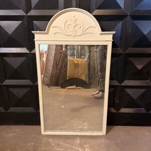 Ivory Carved Rectangle Mirror