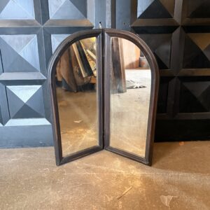 Antique Arched Hinged Mirror