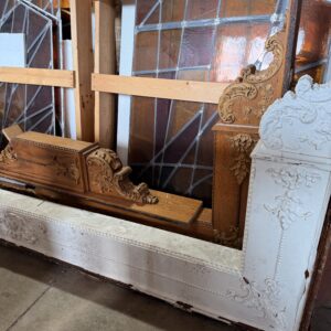 White Large Oak Victorian Doorway Trim Casing