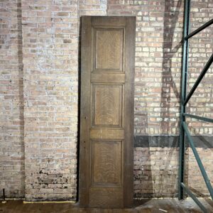 3 Panel Quartersawn Oak Oversized Door