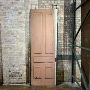 Pink 5 Panel Pocket Door AS IS