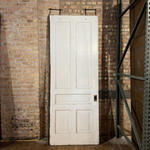 White 5 Panel Pocket Door