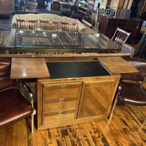 Vintage Flip Top Bar Cabinet