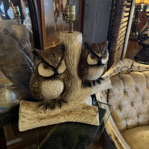 Vintage Owl Table Lamp