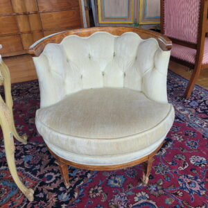 Homer Bros Brand MCM Style Barrel Back Club Chairs