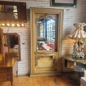 1920s Polychrome Pier Mirror