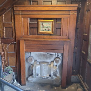 Oak Full Fireplace Mantel Surround