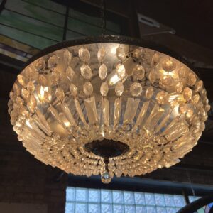 8 Light Flush Mount Chandelier