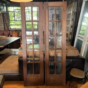 Narrow 10 Pane French Door Set