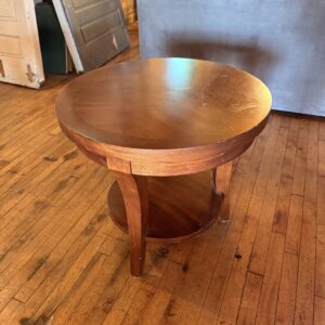 Round Two Tier Side Table