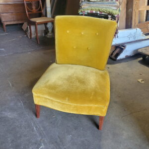 Yellow Velvet Chair