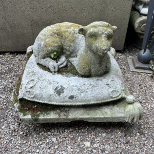 Stone Lamb on Pillow