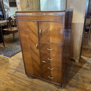 Art Deco Waterfall Wardrobe Dresser