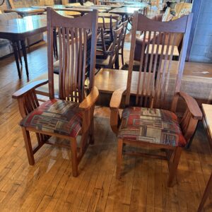 Amish Cherry Mission Style Arm Chair