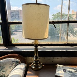 Brass Candlestick Table Lamp