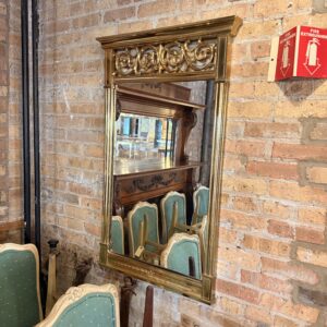 Gold Rectangle Mirror Plastic