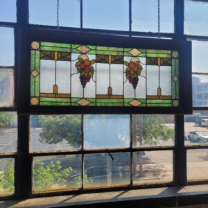 Multi-Color Stained Glass w Grapes