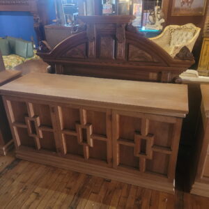 Unfinished Vintage Stereo Cabinet