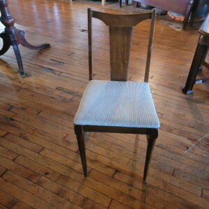 MCM Dining Chair w Ivory Upholstery
