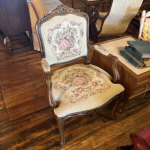 Antique Needlepoint Arm Chair