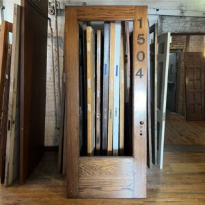 "1504" Full Glass Exterior Door (No Glass)