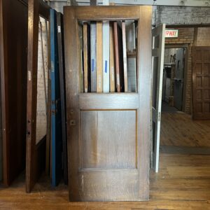 1/2 Glass Exterior Door (No Glass)