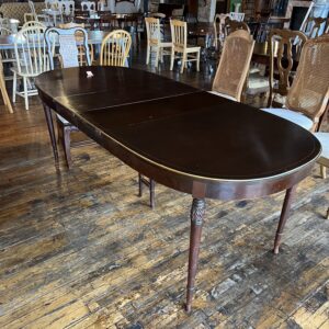 Art Deco Walnut Dining Table w 3 Leaves