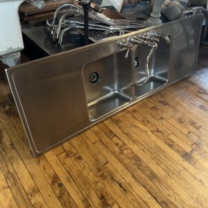 Vintage Elkay Double Drainboard Sink