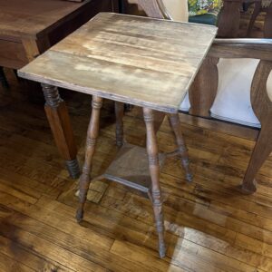 Tall Spindle Leg End Table