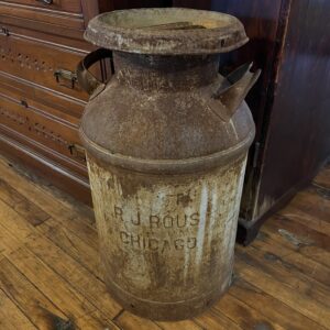 RJ Rous Chicago Milk Can
