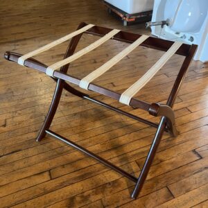 Vintage Leather Luggage Rack
