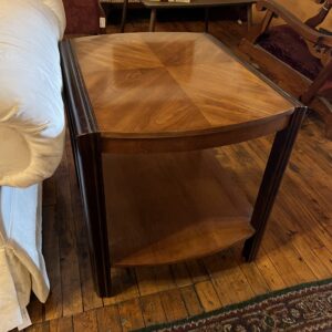 Black and Walnut End Table